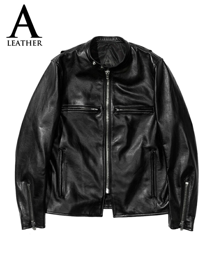 RACER JACKET / ブラックスムース [AMJ2402]／スタイライズ（STYLISE）