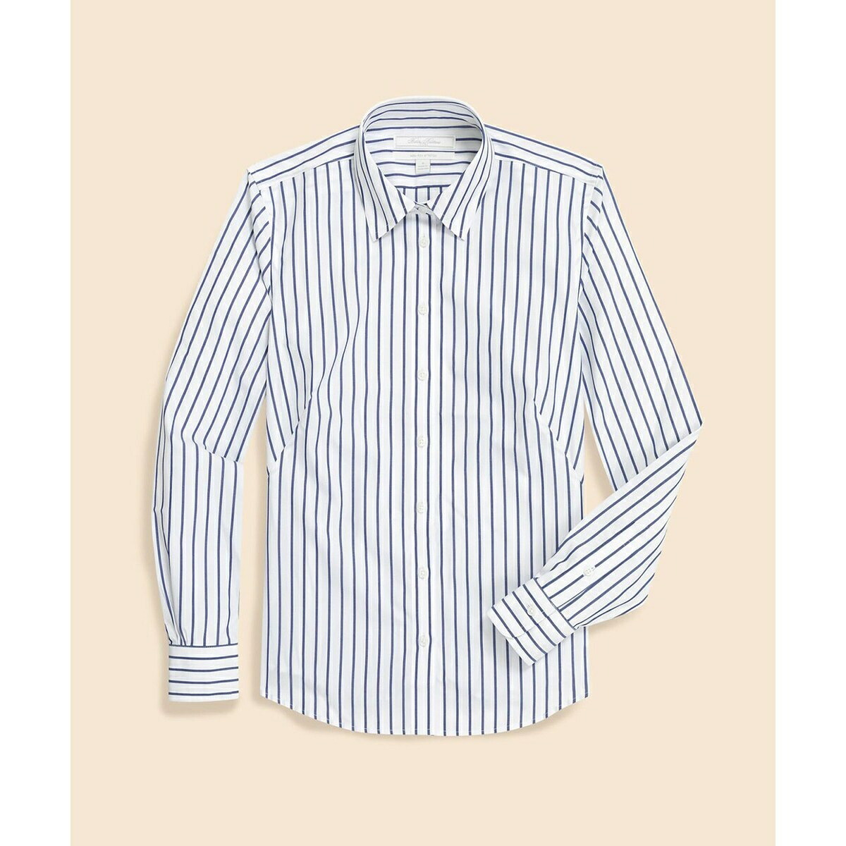 ストレッチコットン　ストライプシャツ　Fitted Fit／ブルックスブラザーズ（Brooks Brothers）