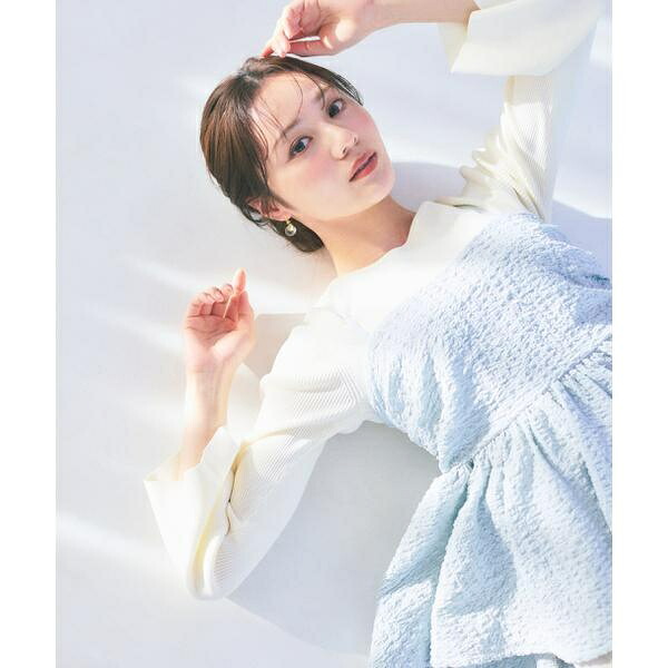 〈a／mie〉膨れジャガードビスチェ　26SS／プロポーション ボディドレッシング（PROPORTION BODY DRESSING）