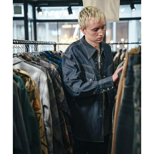 SAINT MICHAEL/セントマイケル/ BBJ_DENIM SHIRT/ロイヤルフラッシュ(ROYAL FLASH)|丸井(マルイ)店