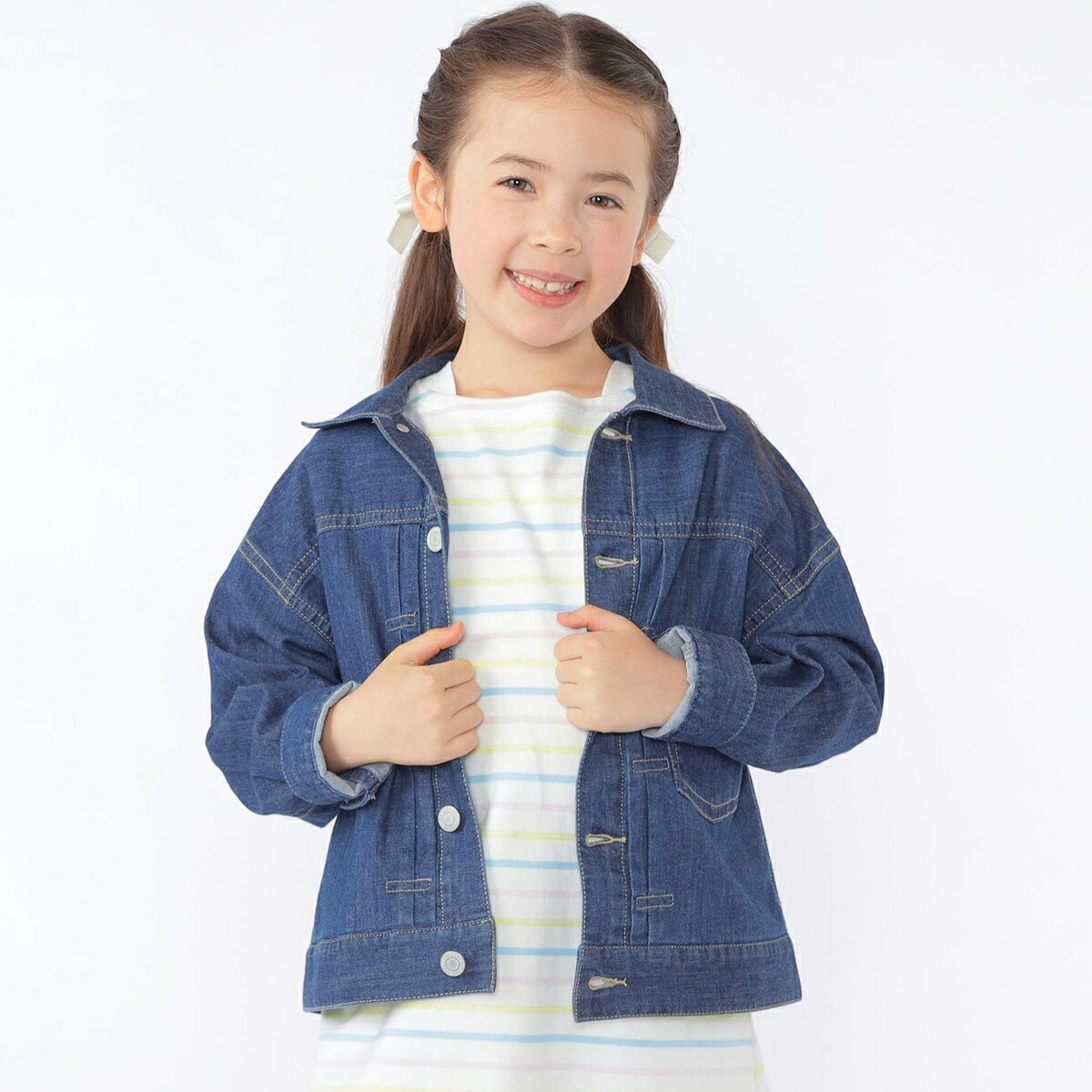 SHIPS KIDS:100～130cm/ライト デニム ジャケット／シップス（SHIPS） 10,296円