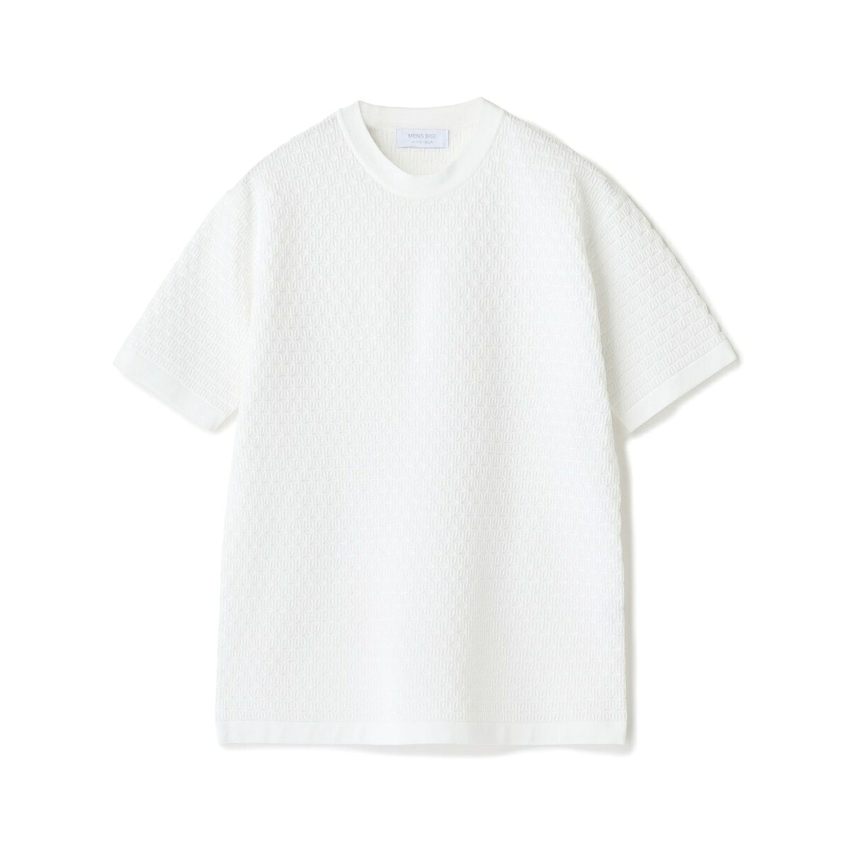 【ACTIVE TAILOR】ブリスターニットジャカードＴシャツ＜通気性/速乾性＞／メンズビギ（MEN'S BIGI）