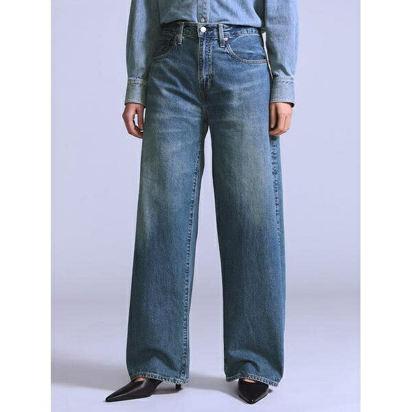 BLUETAB(TM) DROP バレルジーンズ ミディアムインディゴ MADE IN JAPAN／リーバイス（Levi’s）