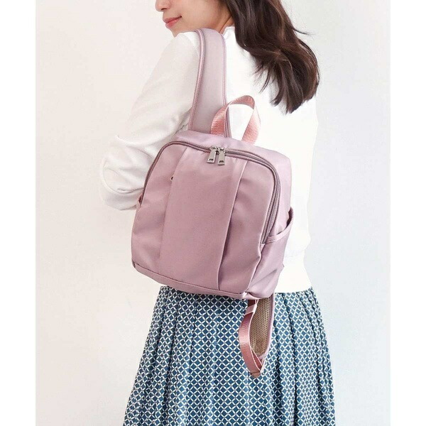 [撥水]フロントタックデザインミニリュック／MK ミッシェルクラン バッグ（MK MICHEL KLEIN BAG）