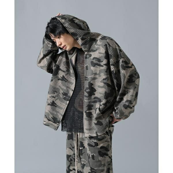 DankeSchon／ダンケシェーン／CAMO LINESTONE ZIP HOODIE／エルエイチピー（LHP）