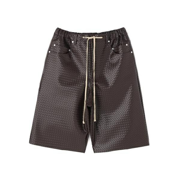 DankeSchon／ダンケシェーン／WOVEN FAUX LEATHER SHORTS／エルエイチピー（LHP）
