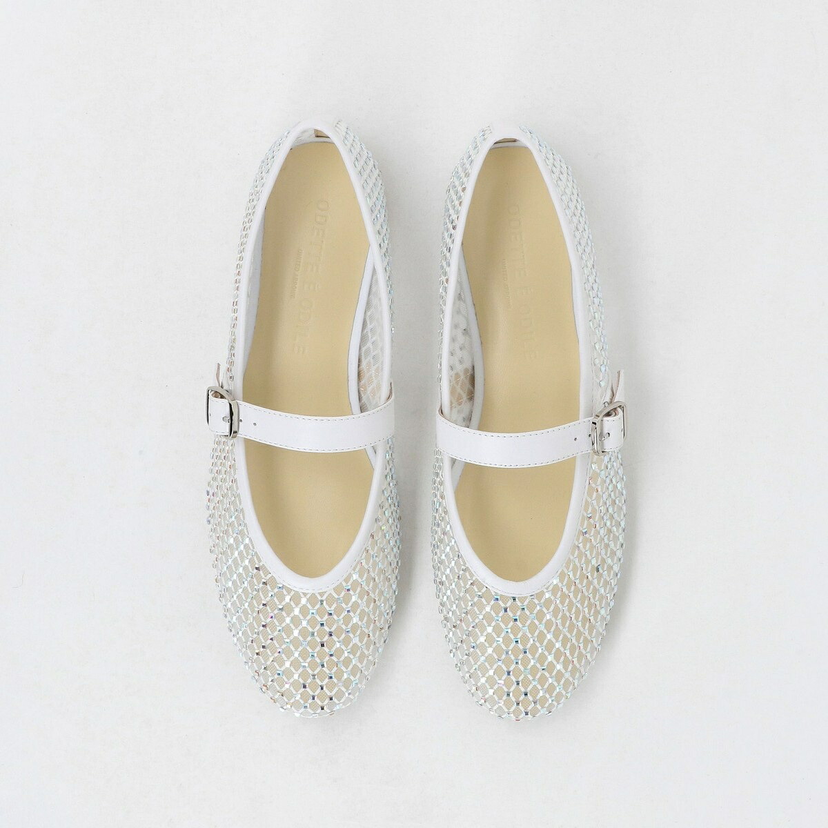 メリージェーンビジュー フラット10↑／オデットエオディール（ODETTE Ｅ ODILE） 14,850円