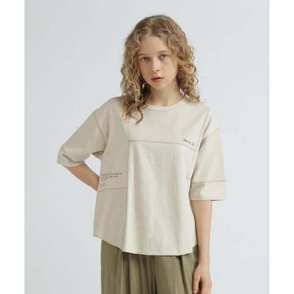《WOMAN》3/4SLEEVE WAFFLE MIX T-SHIRT/ワッフルミックスTシャツ/アヴィレックス(AVIREX)