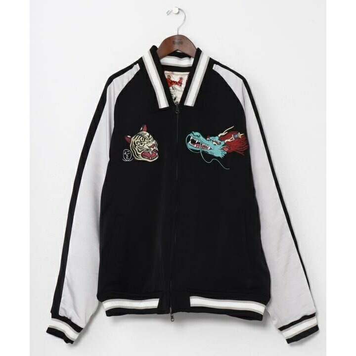 【カヤ】リバーシブルジャケットLサイズ《鈴木ひょっとこ×倭物やカヤ》／カヤ（kaya）