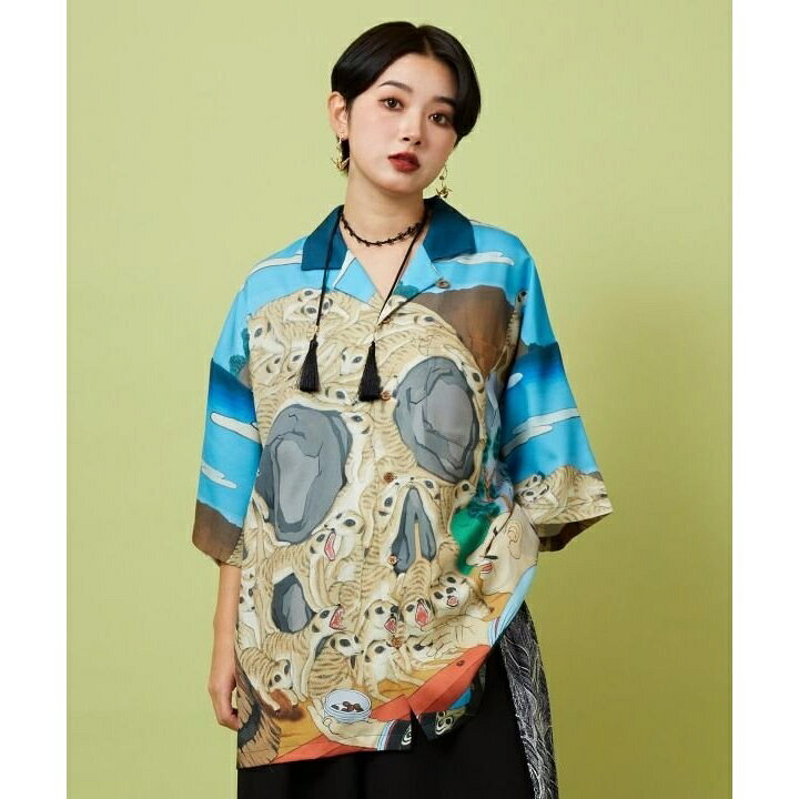 【カヤ】アロハシャツ《鈴木ひょっとこ×倭物やカヤ》／カヤ（kaya）
