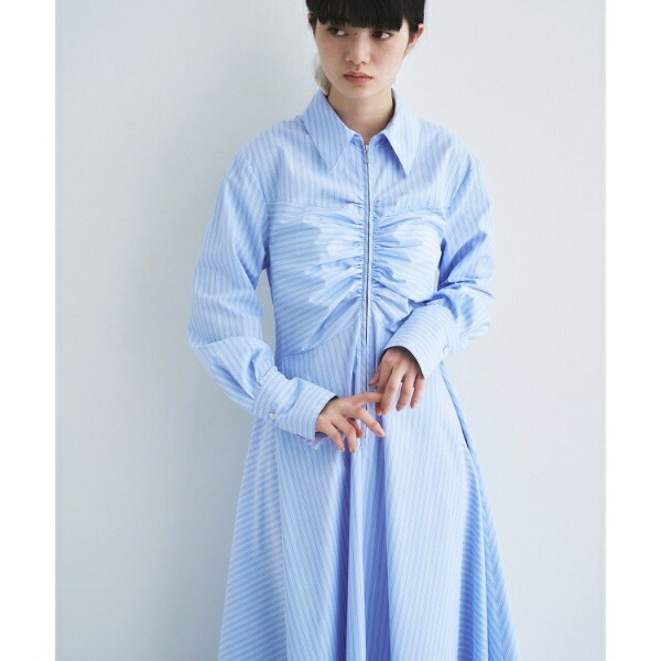 stripe shirt dress／コードエー（CODE A） 20,790円