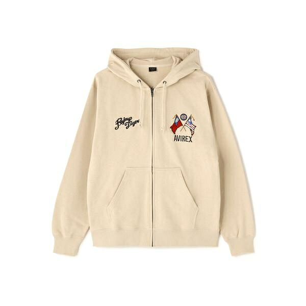 《WEB&DEPOT限定》EMB F-TIGERS ZIP UP HOODIE/アヴィレックス(AVIREX)|丸井(マルイ)店