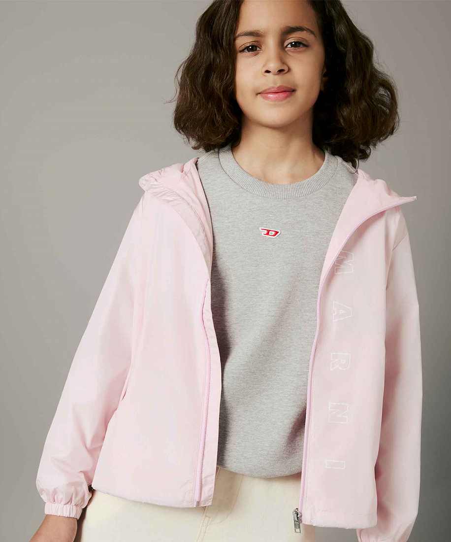 MARNI Kids ＆ Junior ブランドロゴフードジャケット／マルニ（marni）