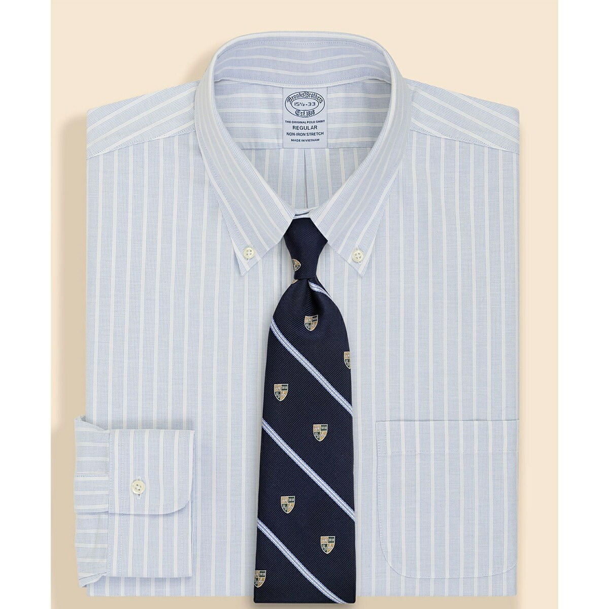 伸ばすことオックスフォード シーズナルパターン お召しものプルオーバー Regular Fit／ブルックスブラザーズ（Brooks Brothers）
