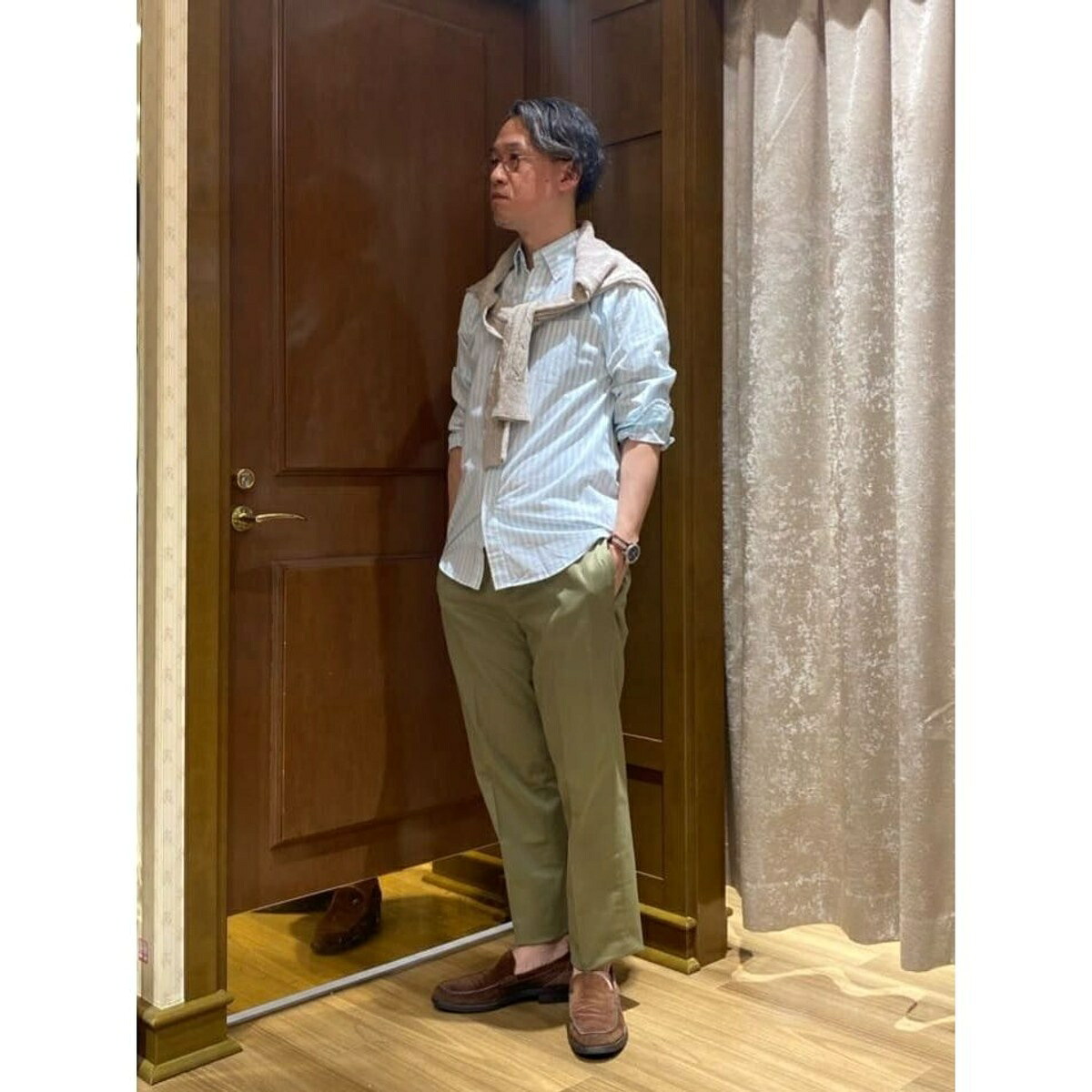 ライトウエイト　アドバンテージチノ　プレーンフロントパンツ　Regular／ブルックスブラザーズ（Brooks Brothers）