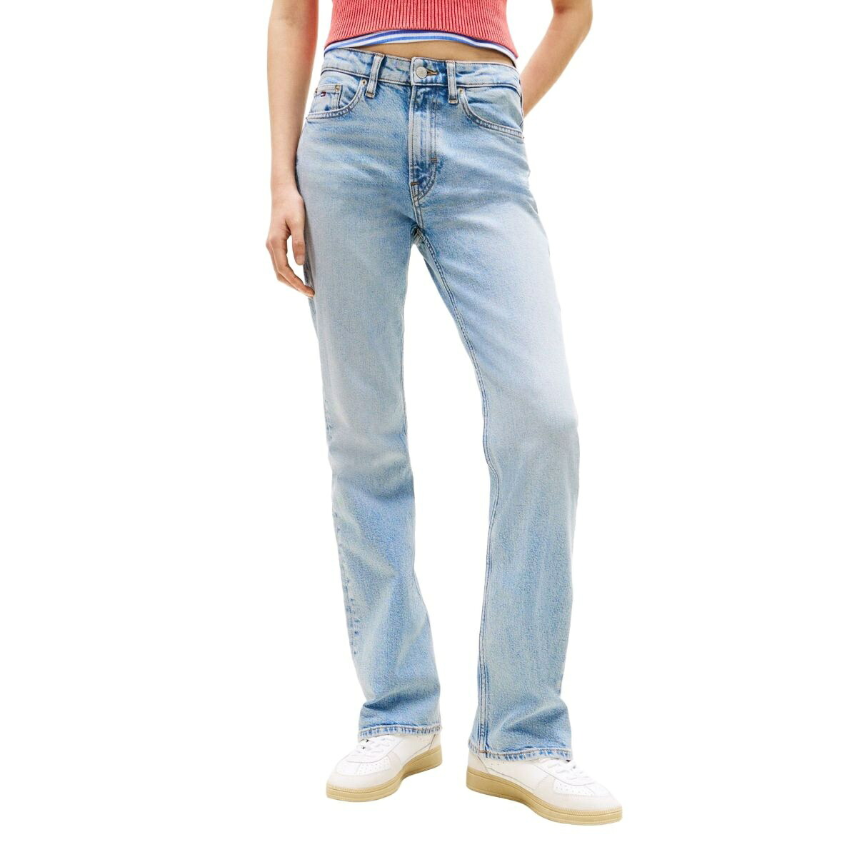ミッドライズブーツカットジーンズ／トミー ジーンズ（TOMMY JEANS）