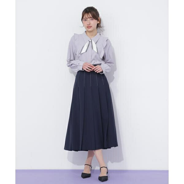 サイドベルトプリーツスカート／ジル バイ ジル スチュアート（JILL by JILL STUART）