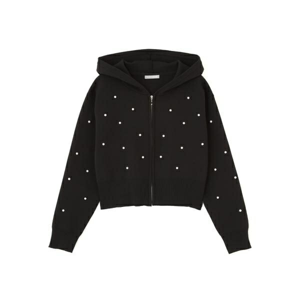 ランダムパールニットフーディー／ジル バイ ジル スチュアート（JILL by JILL STUART）