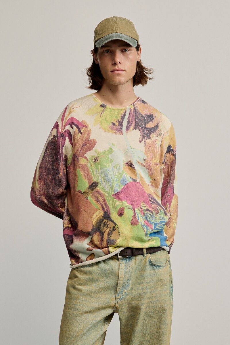 【4サイズ展開】ゴーギャン柄のサマーセーター 2026SS 新作／デシグアル（Desigual） 19,900円