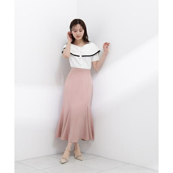＜ウォッシャブル＞ハイウエストマーメイドスカート　26SS／プロポーション ボディドレッシング（PROPORTION BODY DRESSING）