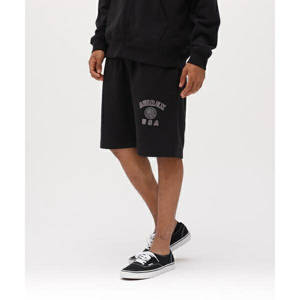 《直営店限定》VARSITY FLAG SWEAT SHORTS／アヴィレックス（AVIREX）