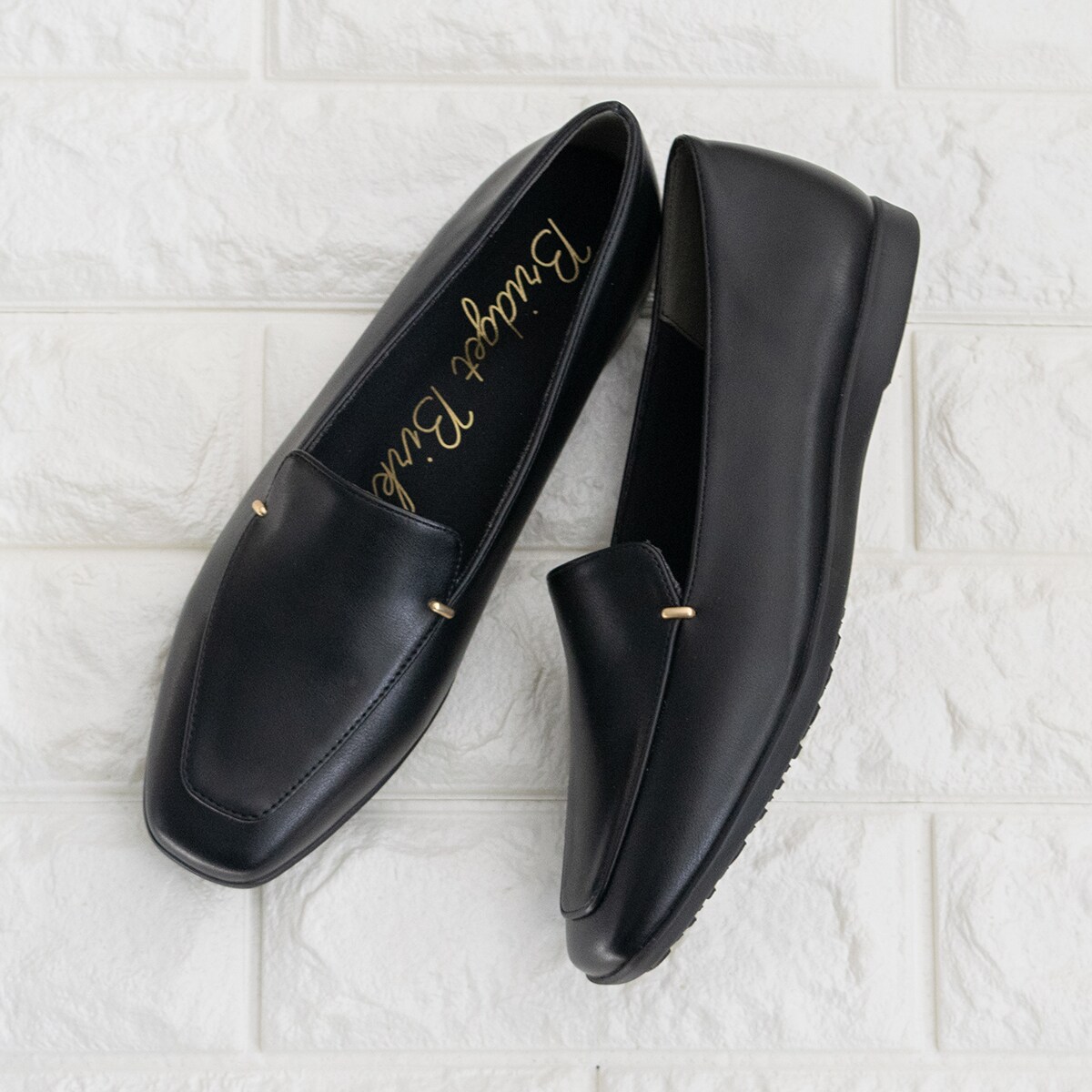 Bridget Birkin◆1.6cmヒール◆サイドアクセントソフトローファー／ブリジット バーキン（Bridget Birkin） 6,861円