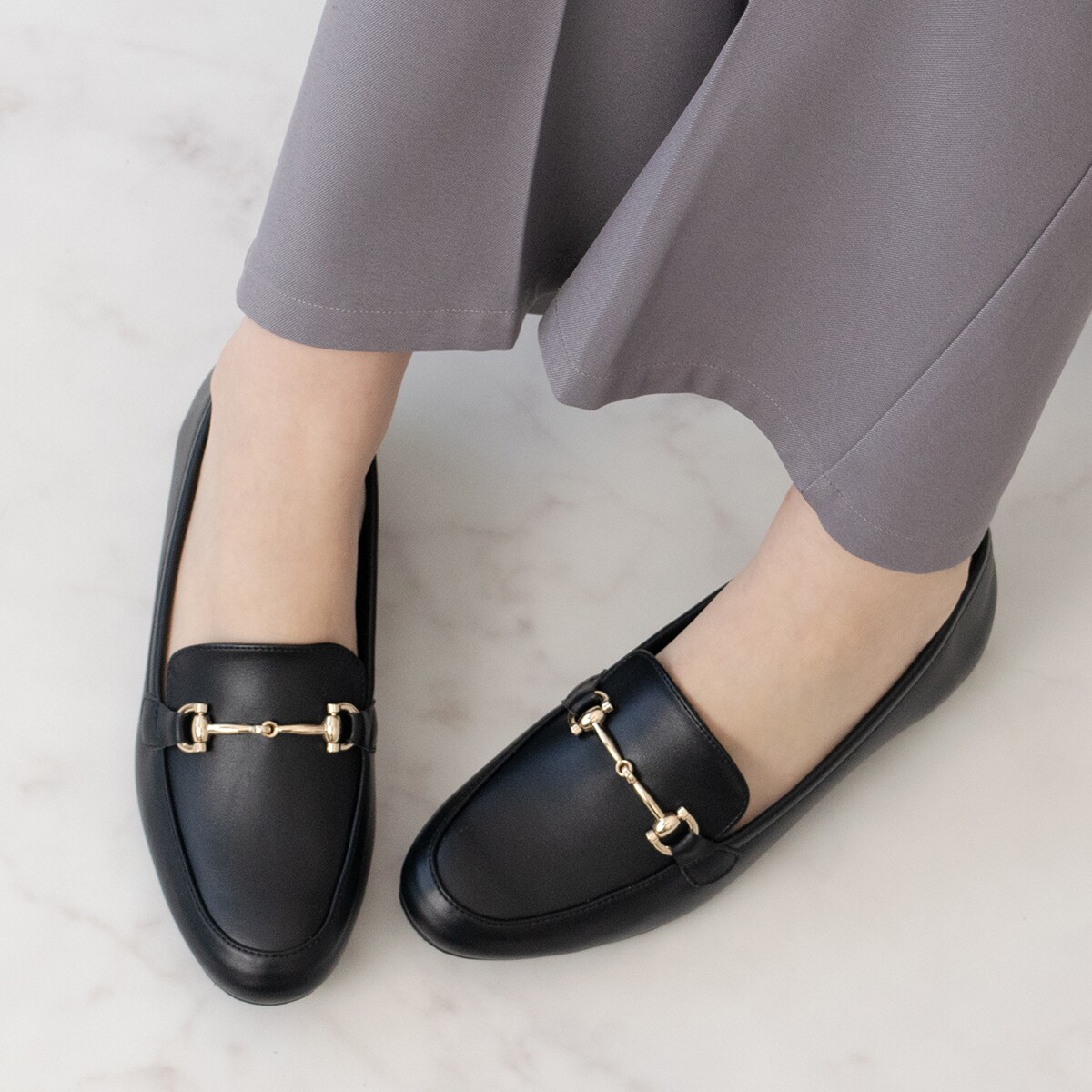 Bridget Birkin◆晴雨兼用◆1.5糎踵◆ソフトビットレインローファー／ブリジット 赤ちょうちんキン（Bridget Birkin）