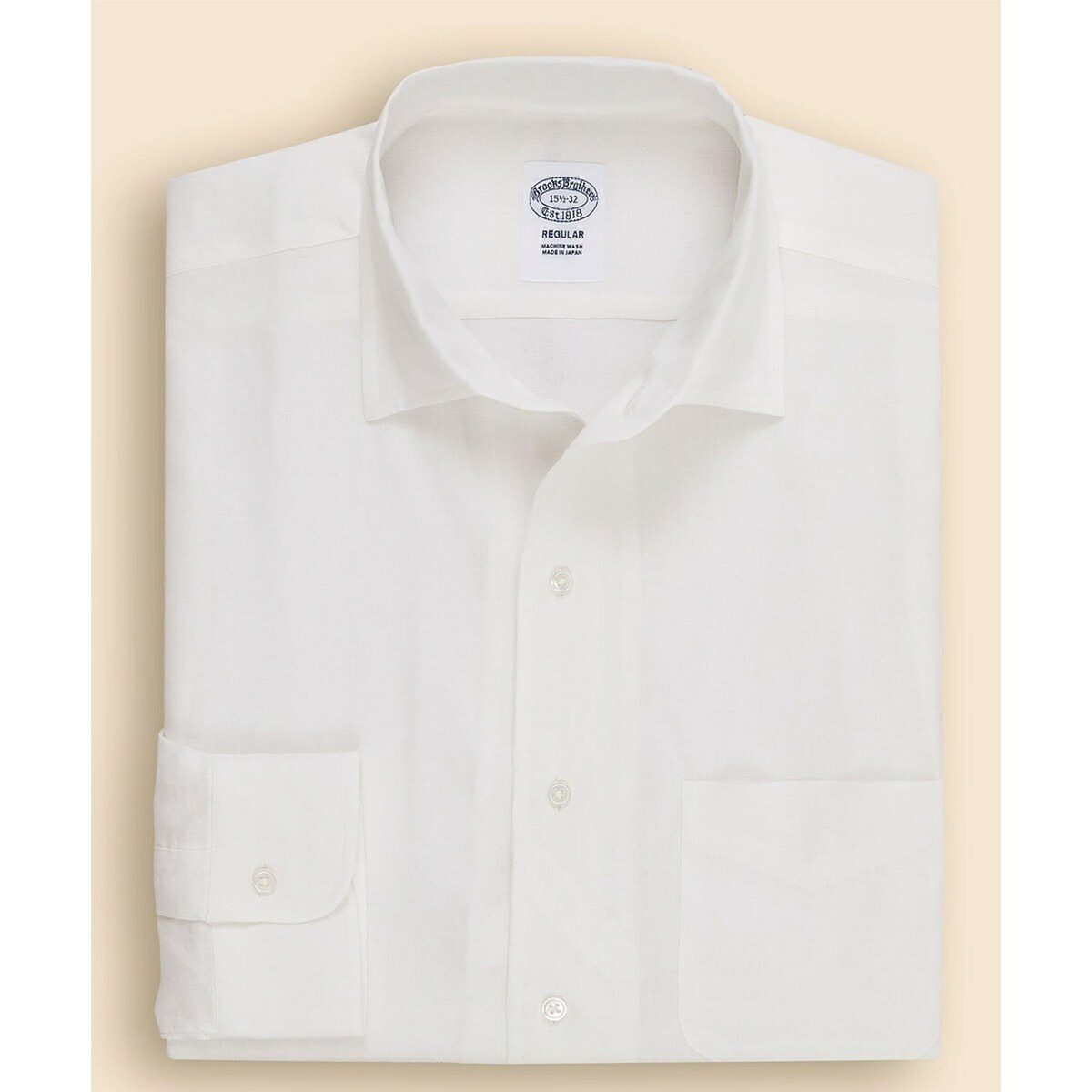 リプロダクト リネン 衣裳色つや 御召しものプルオーバー Regular Fit／ブルックスブラザーズ（Brooks Brothers）