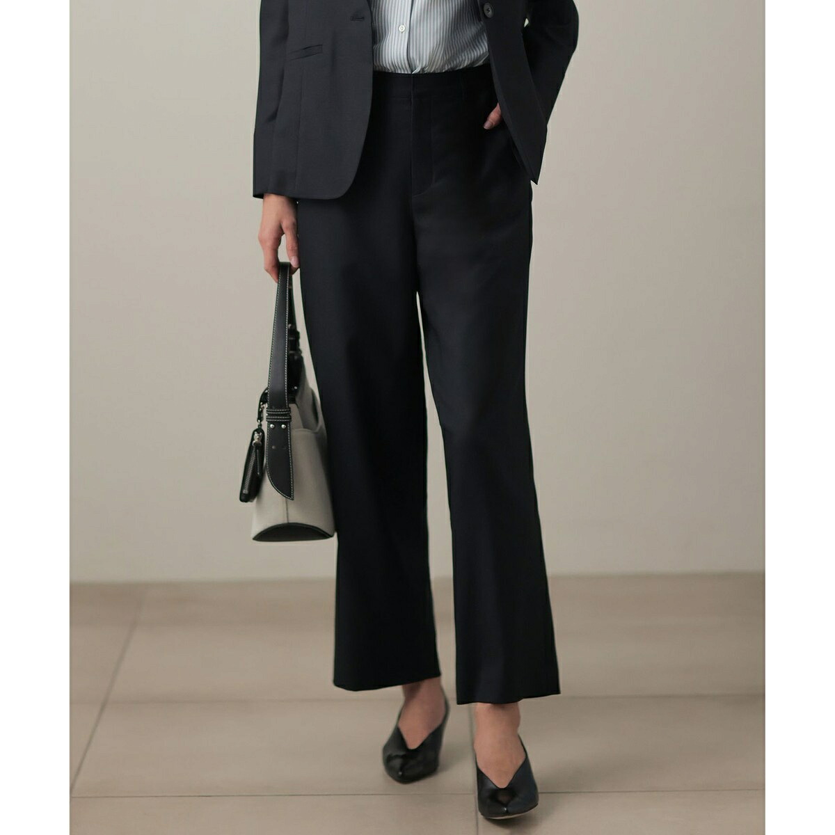 【定番人気・セットアップ対応】OXIJEWEL ストレッチ ストレート パンツ／Ｊプレス（J.PRESS） 14,630円