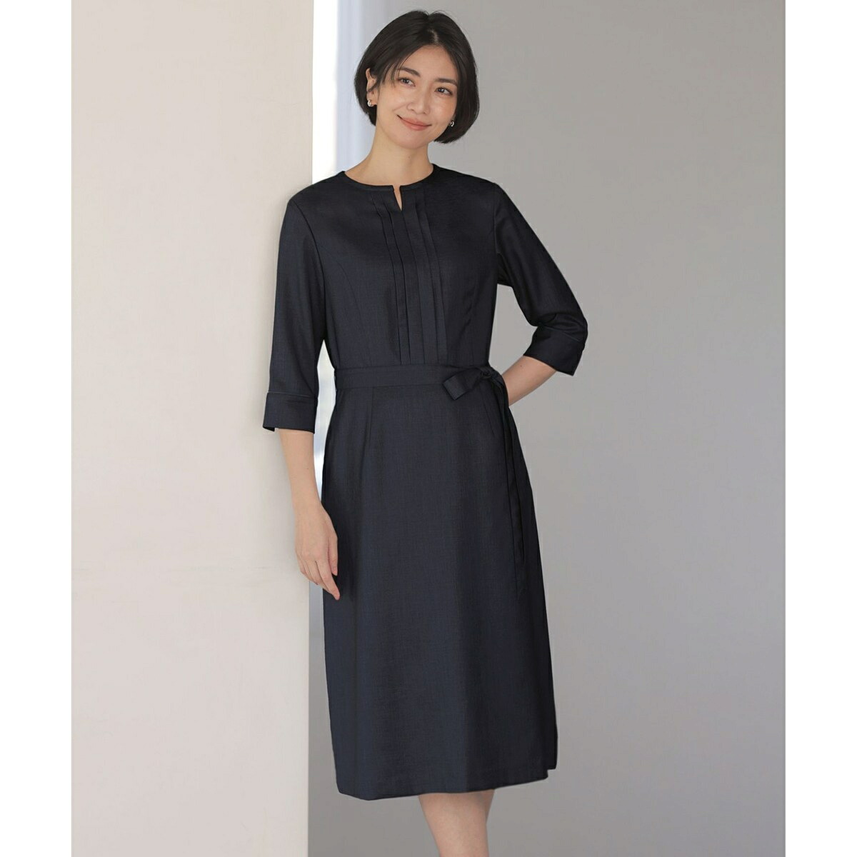 【定番人気・セットアップ対応】OXIJEWEL ストレッチ ワンピース／Ｊプレス（J.PRESS）