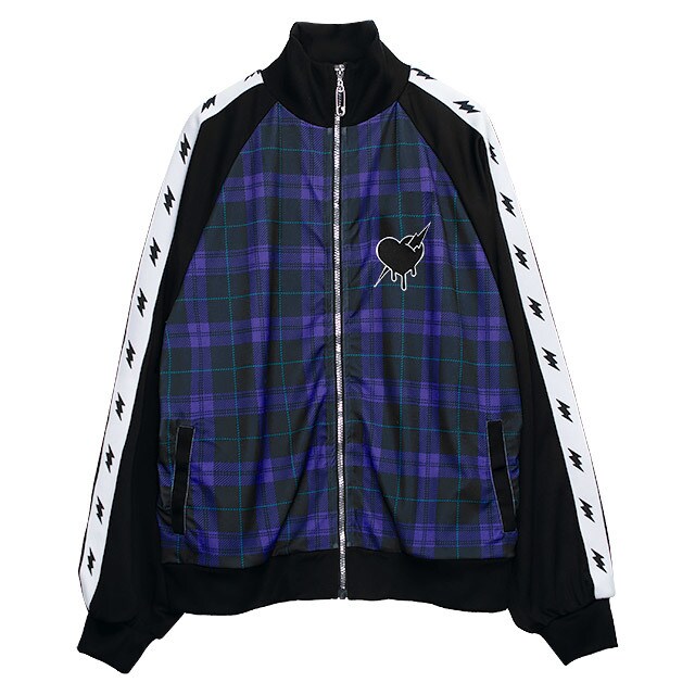 LISTEN FLAVOR　イナズマずっきゅん チェックジャージ【PURPLE CHECK】／LISTEN FLAVOR（LISTEN FLAVOR）