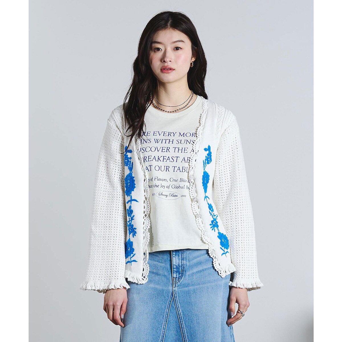 mag.byc/FLOWER EMBROIDERY KNIT CARDIGAN／ローズバッド（ROSE BUD）｜丸井（マルイ）店