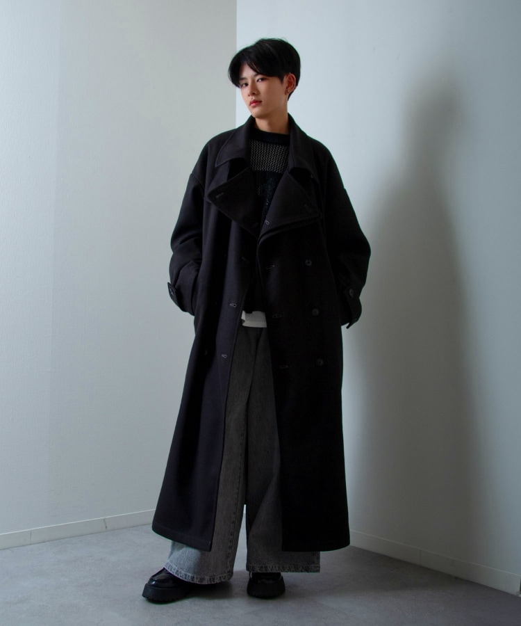 【n2412-34y】Nilway ウールライクコート／ニルウェイ（Nilway）｜丸井（マルイ）店