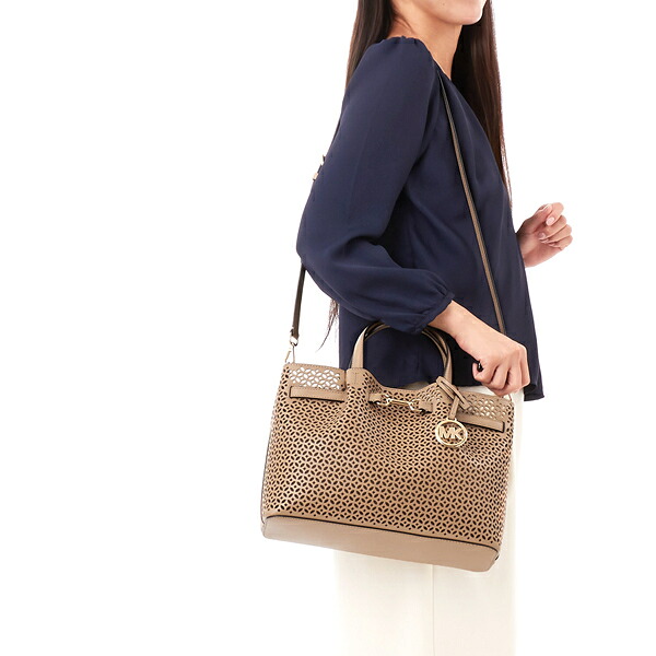 CARSON MD CZ SATCHEL Satchel／マイケル・授業計画（Michael Kors） バッグ-ハンドバッグ