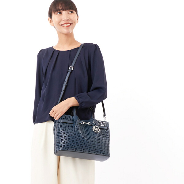 CARSON MD CZ SATCHEL Satchel／マイケル・コース（Michael Kors）
