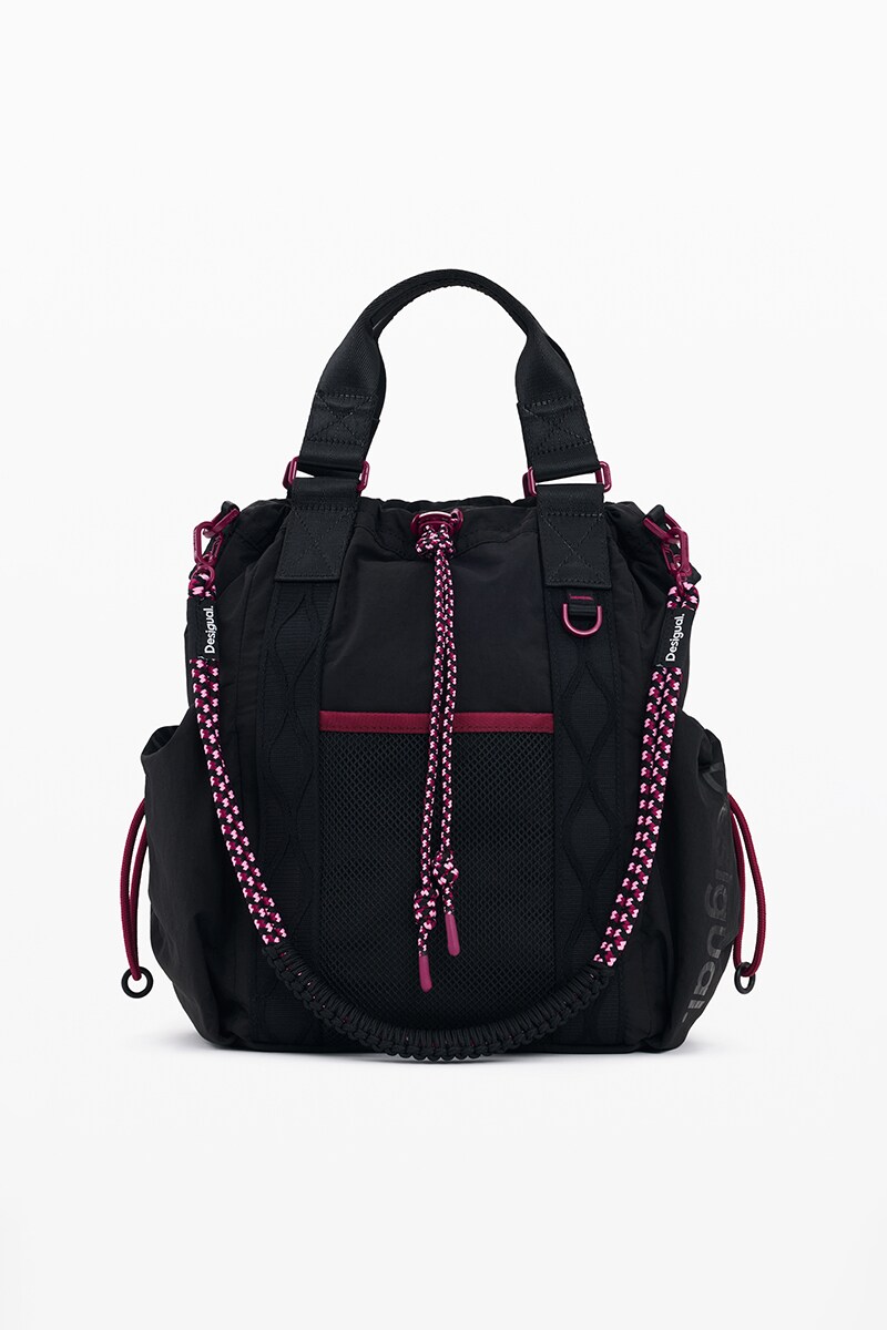【A4収納可/3WAY】マルチポジションのドローストリングバックパック 2026SS 新作／デシグアル（Desigual）