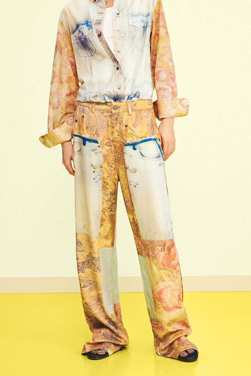 【5サイズ展開】ハイブリッドプリントパンツ 2026SS 新作／デシグアル（Desigual）