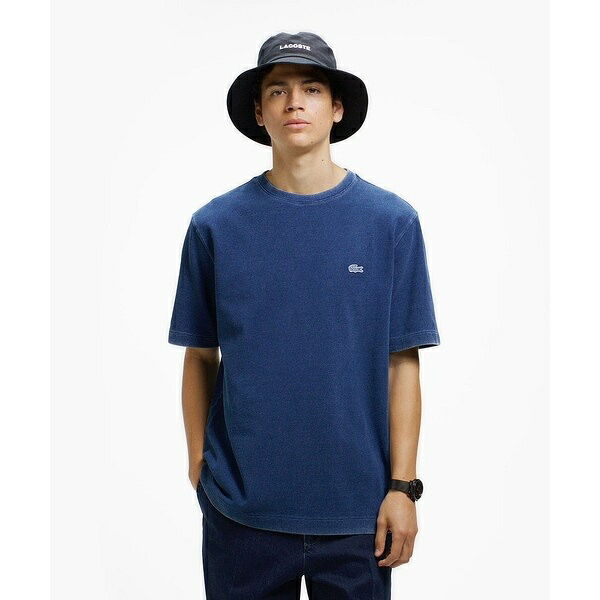 オーバーサイズ ウォッシュ加工 インディゴ Tシャツ／ラコステ（LACOSTE）｜丸井（マルイ）店