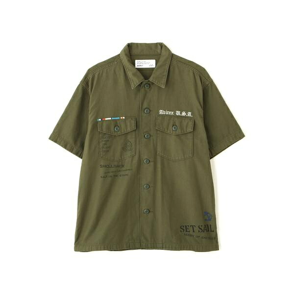 AGED-LOOK S／S UTILITY SHIRT／アヴィレックス（AVIREX）