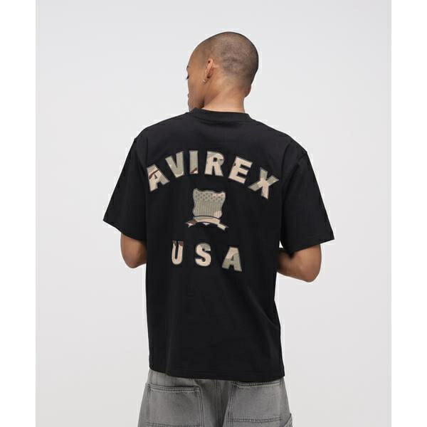 《直営店限定》VARSITY CAMO T-SHIRT／アヴィレックス（AVIREX）