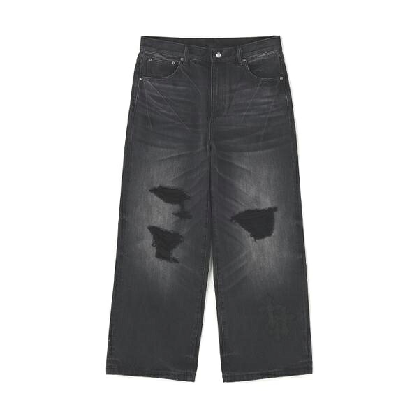 SUPPLIER／サプライヤー／Multiple Cross Leather Patch Baggy／エルエイチピー（LHP）