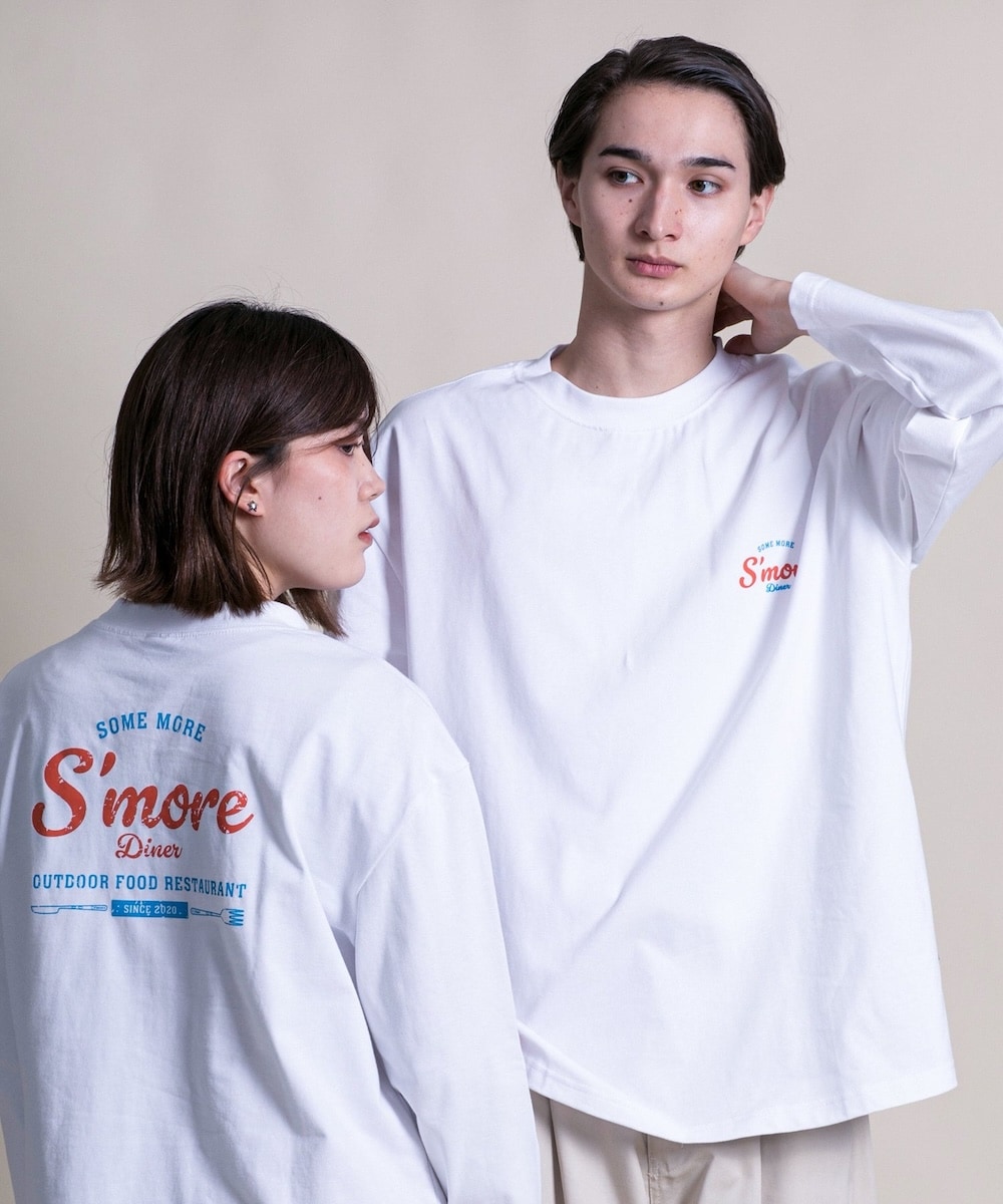 s'more diner long sleeve T-shirt Tシャツ／スモア（S'more）