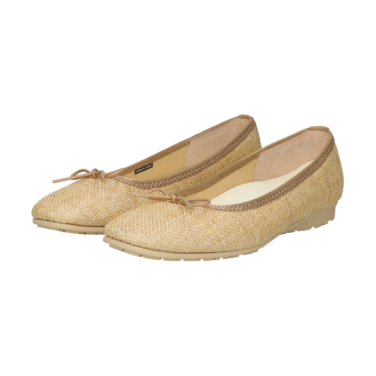Bridget Birkin Walk◆1.8cmヒール◆ラメパナマ調バレエパンプス／ブリジットバーキン ウォーク（Bridget Birkin Walk）