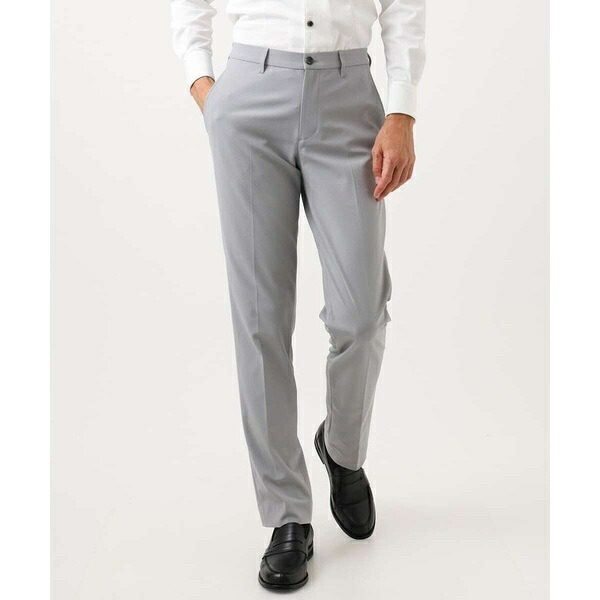 【セットアップ】コットンライクストレッチスラックスパンツ／ミッシェルクランオム（MICHEL KLEIN HOMME）
