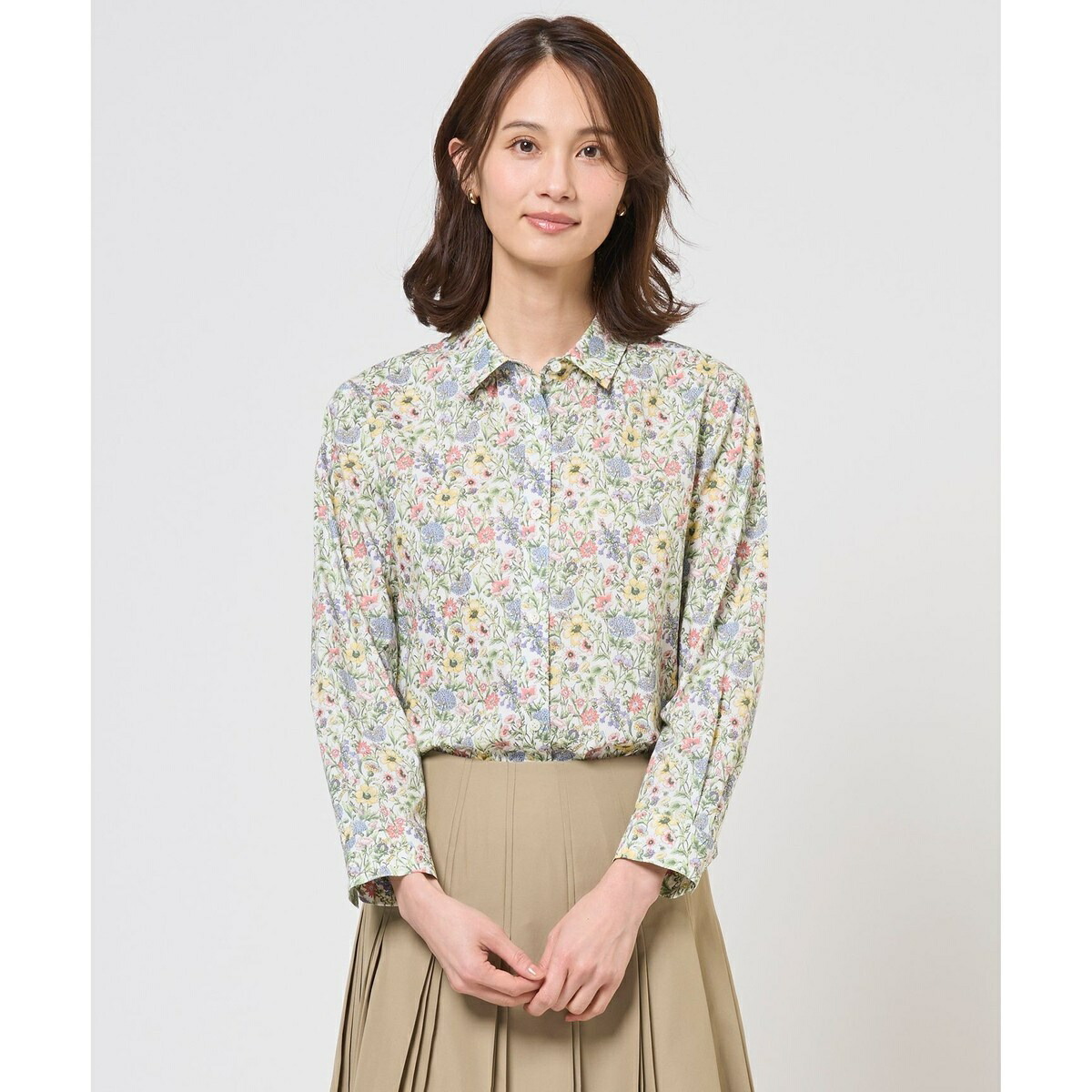 【一枚で着映え】Liberty Rachel ＆ Michelle シャツカラー ブラウス／Ｊプレス（J.PRESS） 17,160円