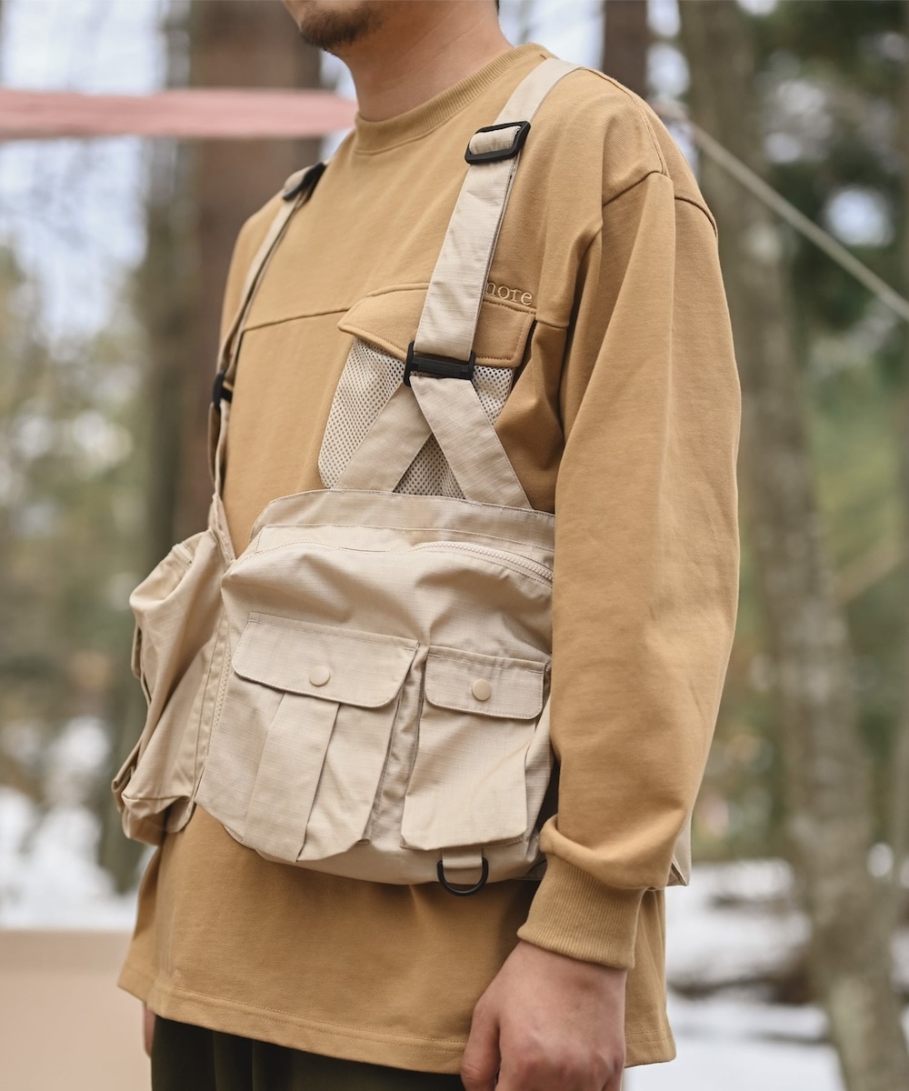 Big pocket fishing vest ／スモア（S\'more）