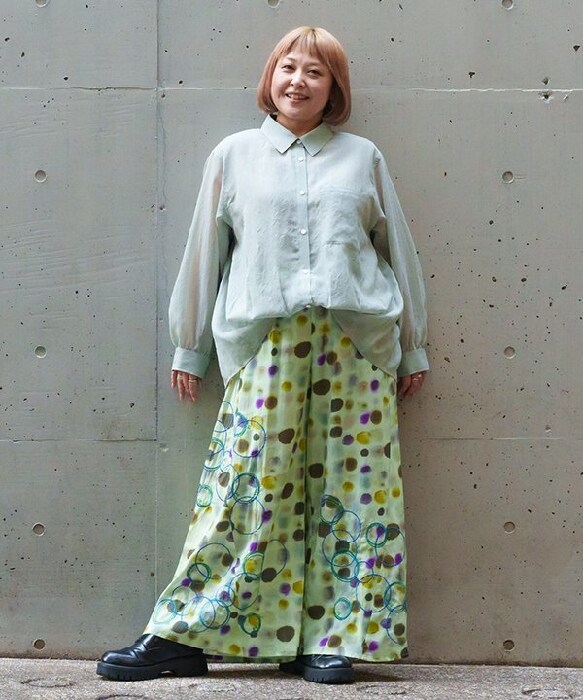 【大きいサイズ】サークルオブパンツ／アズノゥアズオオラカ（AS KNOW AS olaca）