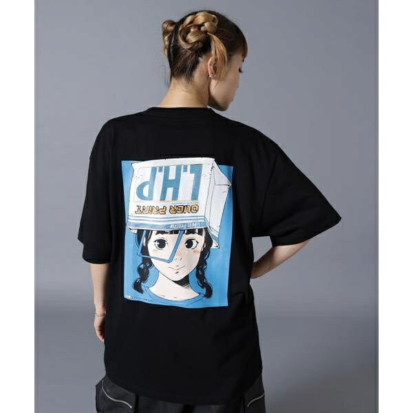 overprint／厚地の外套刷り上げる／Shopper Tee COTOH／エルエイチピー（LHP）
