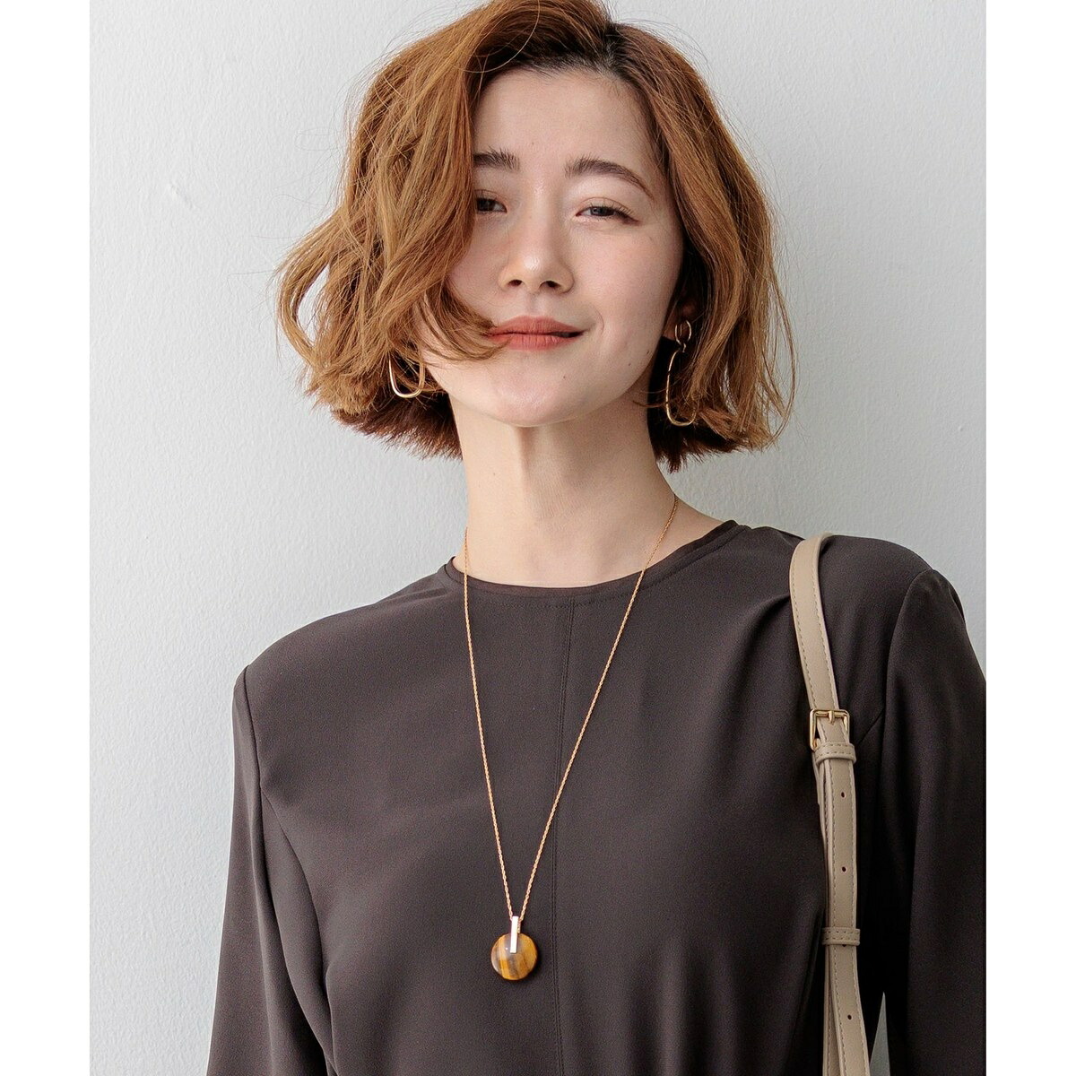 【見上愛さん着用】ストーン ワントップ ネックレス／23区（23KU） 7,128円