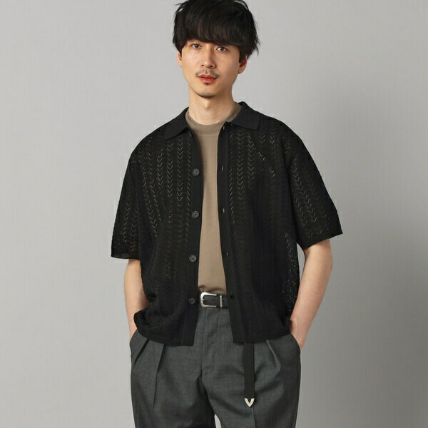 メッシュ半袖 ニットシャツ／コムサ・メン（COMME CA MEN） 19,800円